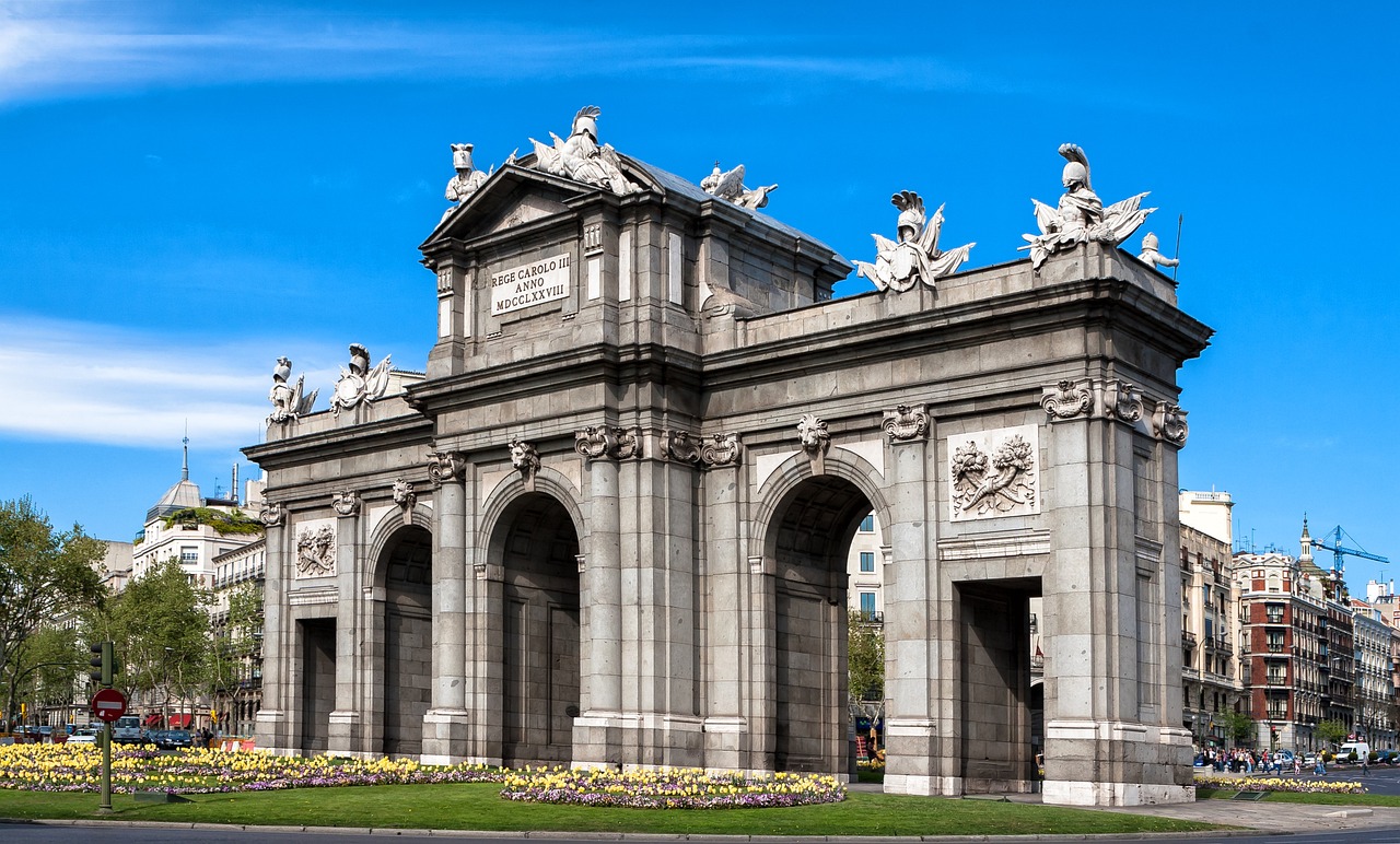 Madrid Monument Puerta De Alcal Free Photo On Pixabay