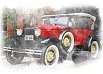 vintage car, classic automobile, style