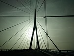 normandy, bridge, architecture