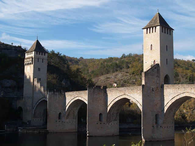 Free Bridge Cahors photo and picture