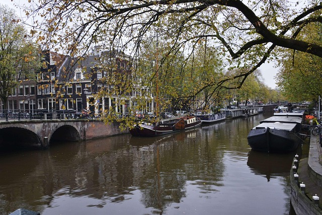 Amsterdam, Kanaal, Aken, Holland