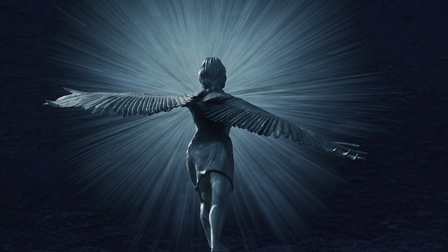 Free archangel angel sky messenger illustration