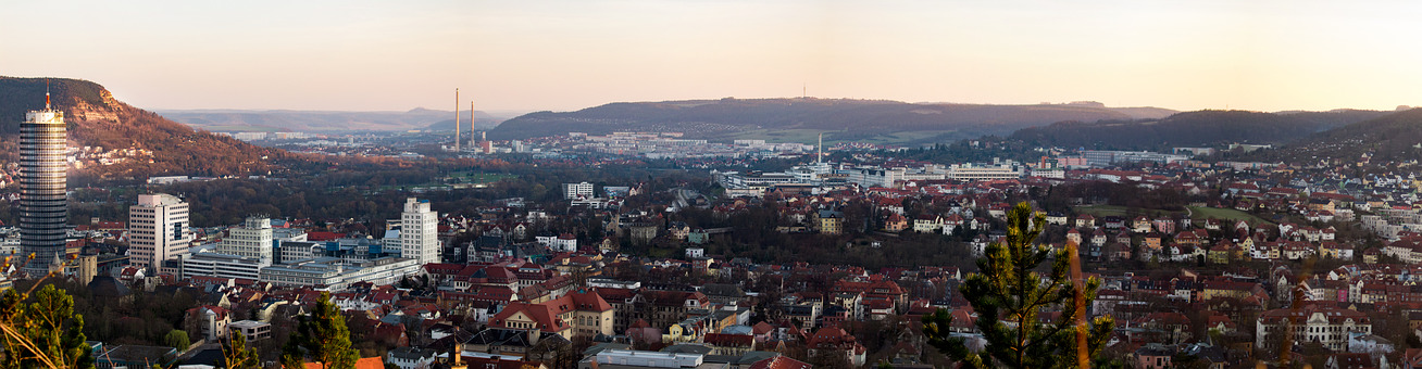 Jena, By, Panorama, Thüringen