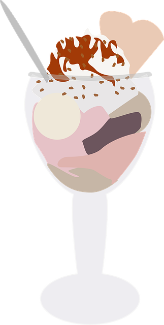 Free Sundae Ice Cream vector and picture
