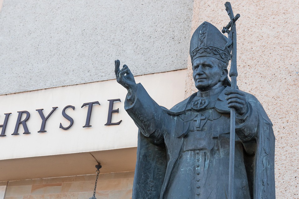 Pope John Paul Ii, Monument To John Paul Ii, Statue
