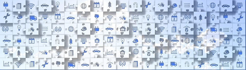 Puzzle, Icon, Blue, Sky, Ecology, Business, Travel