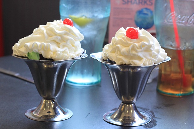 Flødeis, Sundae, Is Sundae, Fløde, Is