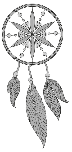 Free dream catcher dream feathers illustration