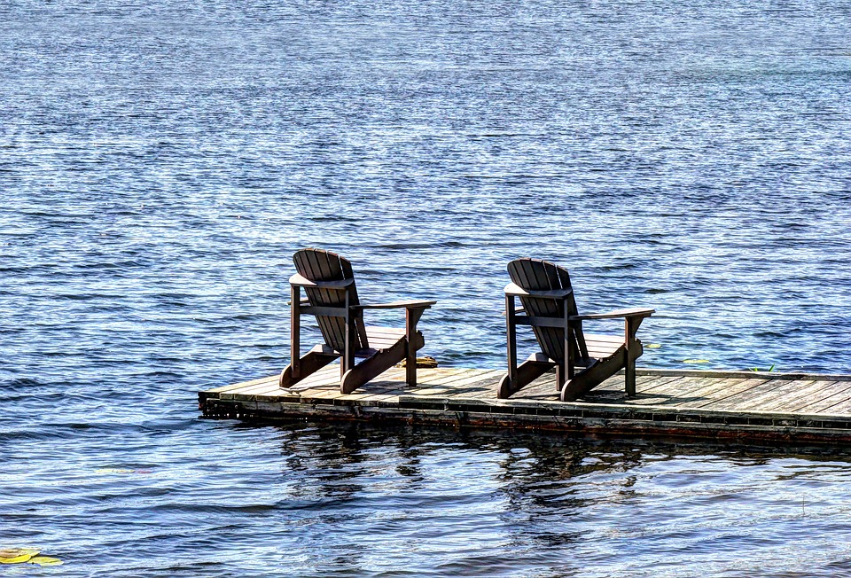 Lake Dock Chairs - Free photo on Pixabay