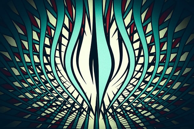 Retro, Espejismo, Lienzo, Noche