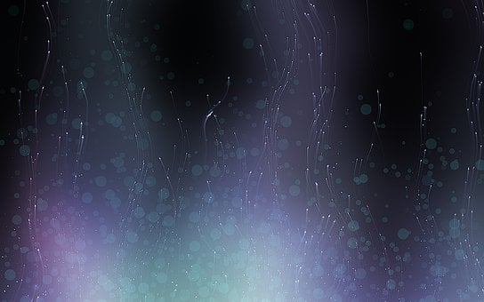 Glühwürmchen, Punkte, Beleuchtung, Bokeh