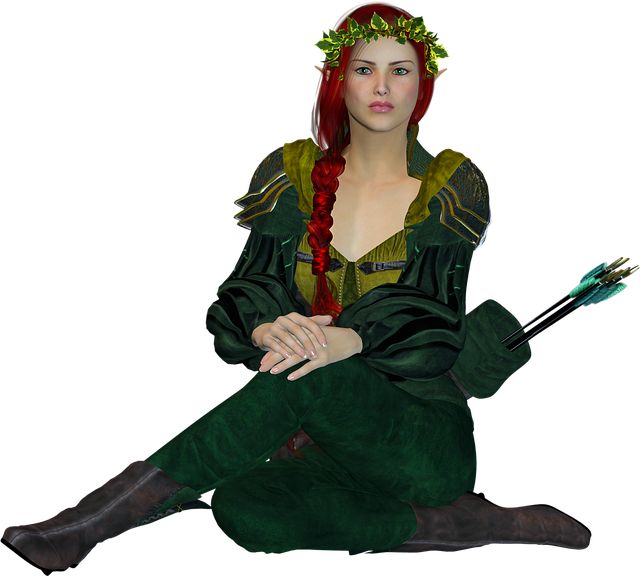 Download free HD stock image of Fairy Elf Free fairy elf pixie illustration