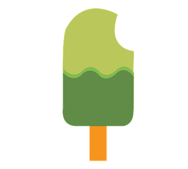 Popsicle, Pop, Verde, Alimente, Dulce