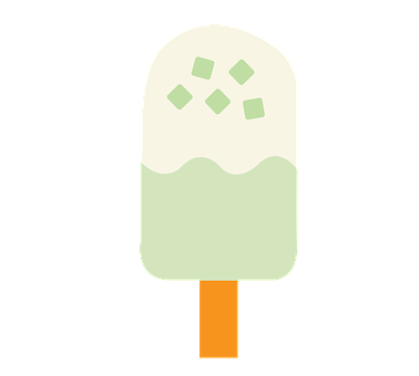 Popsicle, Pop, Verde, Nucă De Cocos