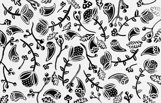 Paisley, Flores, Folhas, Padronizar