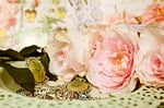 romance, roses, pink medallion