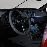 steering wheel, speedo, dashboard