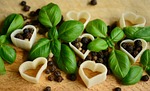 basil, pepper, peppercorns