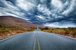 road to nowhere, landscape, travel