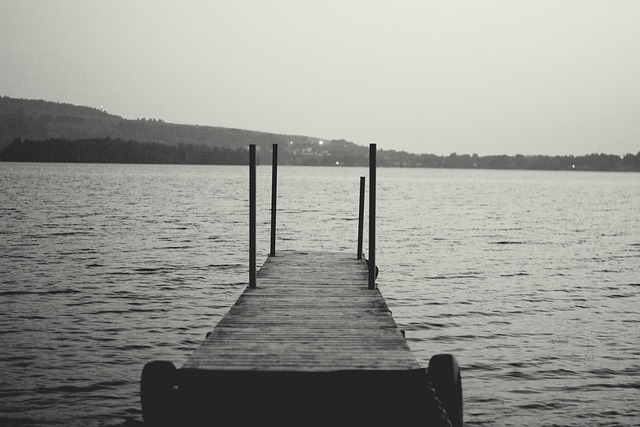 Meer, Dok, Natuur, Water, Zwart, Pier