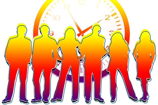 Free team people silhouettes illustration