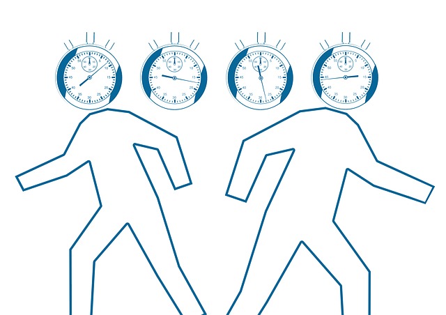 Free stress time rush illustration
