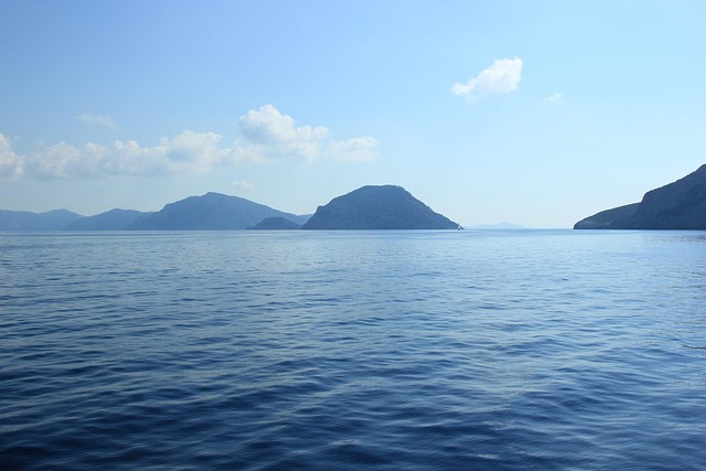 Free Sea Mountains photo and picture