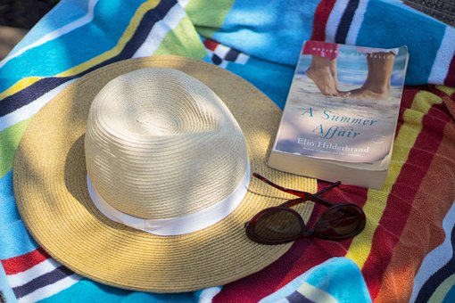 Praia, Período De Férias, Livro, Piscina