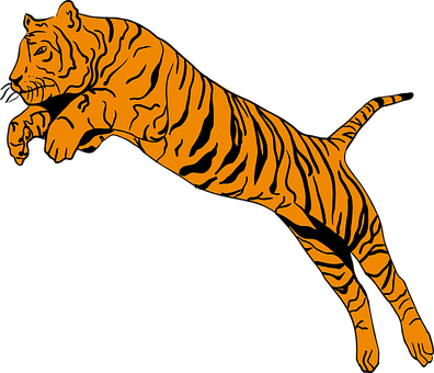 Tigre, Animal, Pulo, Felino, Selvagem