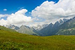 skies, georgy, mountains