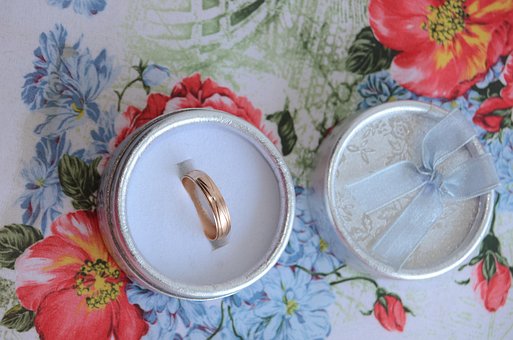 Ring, Gift, Box, Wedding, Package, Joy