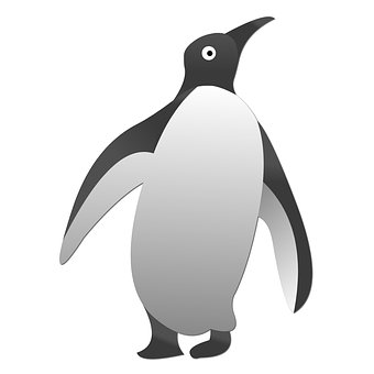 Free Graphic Penguin illustration and picture