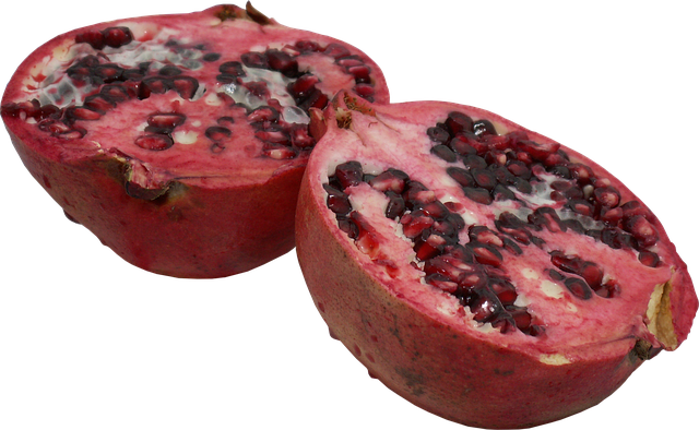 Free grenade fruit cut fruit illustration