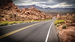 valley of fire state park, road, street