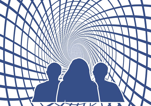 Netzwerk, Spirale, Facebook, Freunde