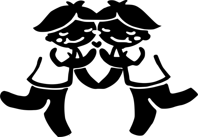Zodiac, Zwillinge, Vektor, Zwillinge