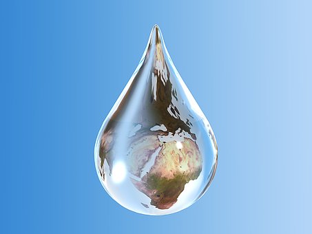 Free Globe Waterdrop illustration and picture