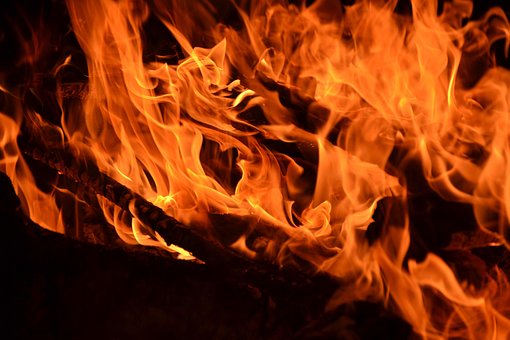 Flamme, Ild, Gløder, Flammer