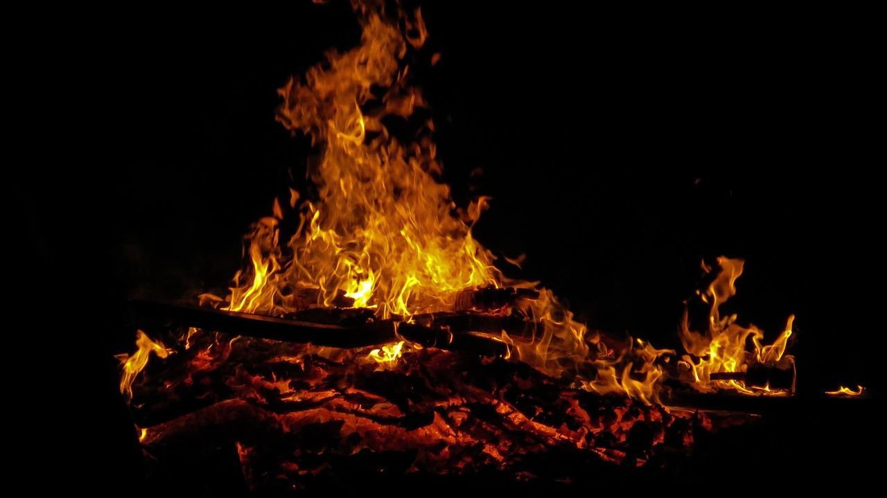 Free Easter Fire photo and picture