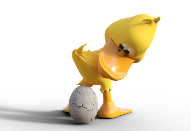Free duck goose egg illustration