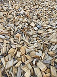 bark mulch, background, wood pieces