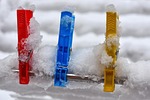 clothespins, colorful, clamp