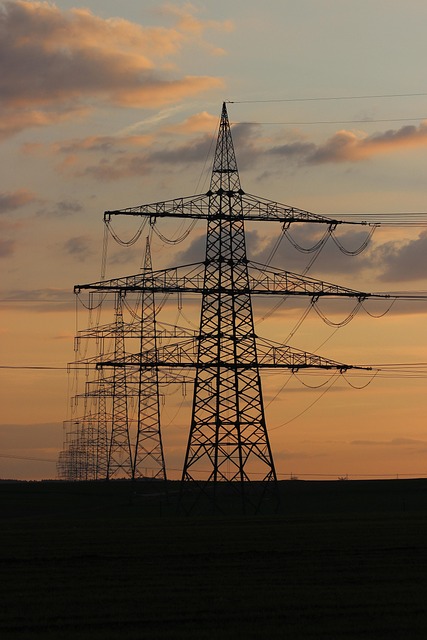 Free High Voltage Evening Light photo and picture