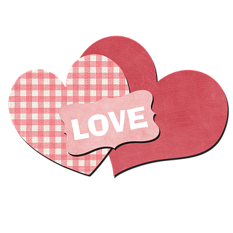 Liebe, Etikett, Rosa, Herz, Design