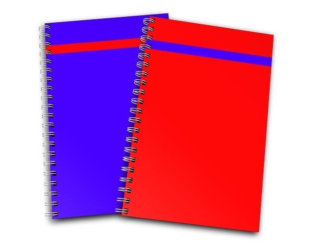 Free notebook report stationary illustration