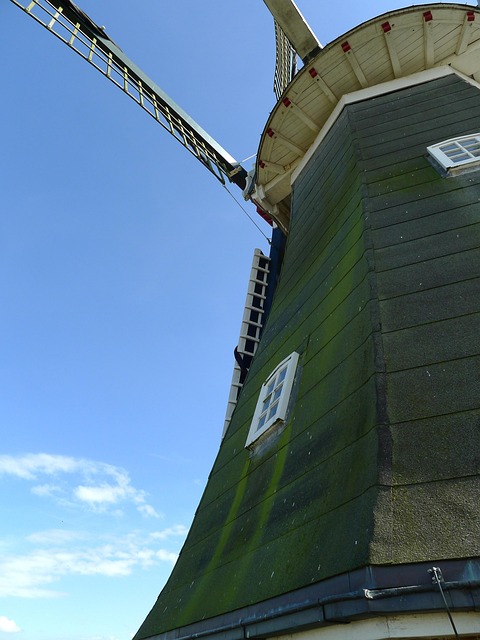 Rysumer Mühle, Větrný Mlýn, Rysum
