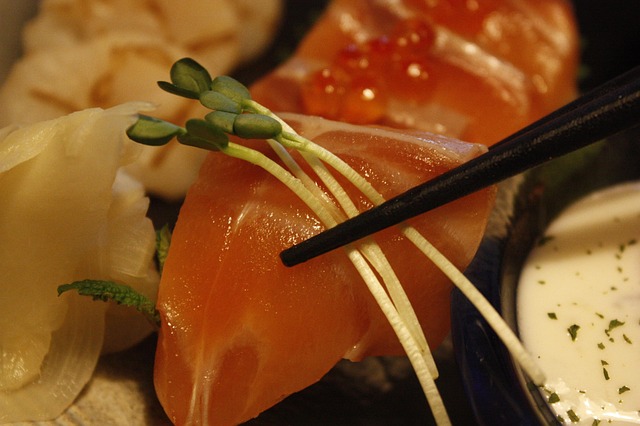 Free Sushi Salmon Sashimi photo and picture