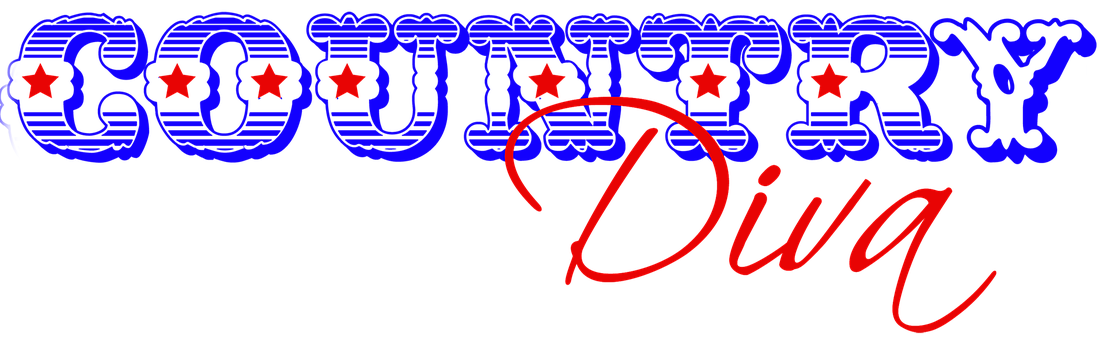 Land, Diva, Americana, Rot, Weiß, Blau