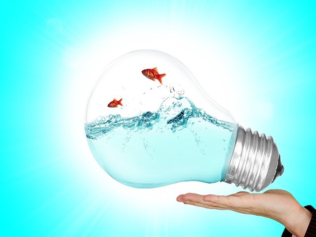 Free lamp hand bulb illustration