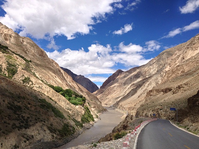 Free Mountain Blue Sky photo and picture